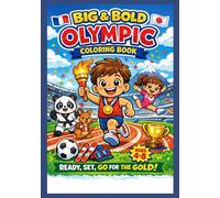 Big & Bold Olympic: Super Easy Coloring Pages for Little Hands Ages 4-8