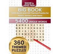 Big Book Large Print Word Search: 5400 Words and 360 Themed Puzzles for Adults, Seniors, and Teens