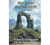 Big Book of Battle Mats Wilds Wrecks and Ruins Set di tappetini da gioco diverte