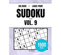Big Book of Large Print Sudoku - Medium - Volume 9: 1500 Puzzles