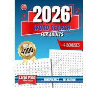 Big Book of Large Print Word Search Puzzles For Adults and Seniors: 4000 New Words for Fun and Relaxation | Solutions Included | Word Find Book