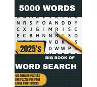 Big Book of Word Search Puzzles, Large Print: 5000 Words - 180 Themed Puzzles - For Adults, Seniors, and Teens
