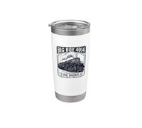 Big Boy 4014 Train Engineer Steam Train Conductor American Bicchiere termico in acciaio inox doppia parete