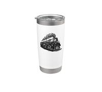 Big Boy 4014 Train Engineer Steam Train Conductor American Bicchiere termico in acciaio inox doppia parete
