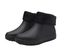 Big Boy Scarpe Invernali Scarpe Stivali Corti Acqua Caviglia Outdoor Moda Uomo Scarpe Casual, Nero , 38 2/3 EU