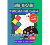 Big Brain Word Search Puzzle: Videogame Characters edition