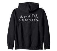 Big Bro 2026 Annuncio di gravidanza per i grandi fratelli Felpa con Cappuccio