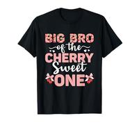 Big Bro Of The Cherry Sweet One 1° compleanno Cherry Lover Maglietta