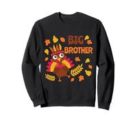 Big Brother Thanksgiving Turkey Cute Fall Felpa