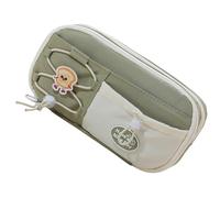 Big Capacity Pencil Bag 8 Compartments Polyester Pencil Case Travel Makeup Carrying Case for School Travel Use Polyester Pen Case