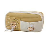 Big Capacity Pencil Bag 8 Compartments Polyester Pencil Case Travel Makeup Carrying Case for School Travel Use Polyester Pen Case