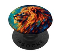 Big Cat Post-impressionismo PopSockets PopGrip Adesivo