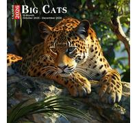 Big Cats Calendar 2026: Fierce Predators in Regal and Restful Moments