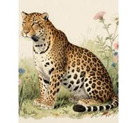 Big Cats Composition Notebook for Teens: Cool Illustrated Wildlife Cover | 110 Wide Ruled Lined Pages | 7.5 x 9.25 Student Journal | Back to School Gift for Boys & Girls