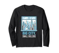 Big City Piccolo Bulldog Urban Canine Amante Maglia a Manica