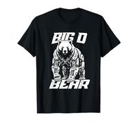 Big D Daddy Bear Robot meccanico Sci - Fi Cyberpunk Maglietta