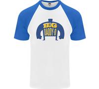 Big Daddy O Divertente Maglietta A Maniche Corte Da Baseball Per Papà