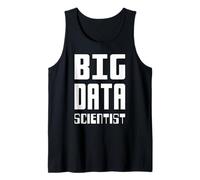 Big Data Scientist Self-Ironic Data Nerd Design Testo Bianco Canotta