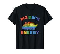 Big Deck Energia Divertente Gay Cruise Pride LGBTQ+Meme Vela Maglietta