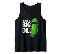 Big Dill Funny Pickle Pun Barzellette Sarcastiche Canotta