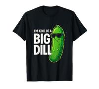 Big Dill Funny Pickle Pun Barzellette Sarcastiche Maglietta