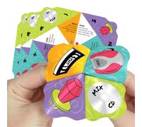 Big Dot of Happiness 90's Throwback - 1990s Party Cootie Catcher Game - Truth or Dare Fortune Tellers - Set di 12