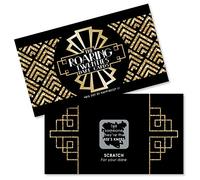 Big Dot of Happiness Roaring 20's - 1920s Art Deco Jazz Party Game Scratch Off Dare Cards - 22 pezzi