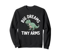 Big Dreams Tiny Arms - Scherzo Divertente con Dinosauro T-Rex Felpa