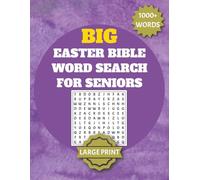 Big Easter Bible Word Search for Seniors: 1000+ Words to Search | 60 Easter and Bible Word Search Puzzles