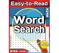 BIG Easy-to-Read Word Search: 70+ Large Print Puzzles with Wide Variety of Themes for all | 8.5x11 | 105 pg | HUGE Print | Gifts under $10
