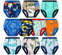 BIG ELEPHANT Mutandine per l'allenamento al vasino, 10 Confezioni Mutandine assorbenti per l'allenamento dei Bambini Piccoli, per Bambini e Bambine, 12 Mesi - 9 Anni