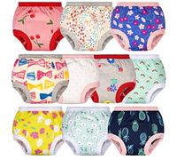 BIG ELEPHANT Pantaloni da Allenamento vasino per Bambini - 100% Cotone Mutande Unisex per pipì per Bambini Confezione da 10, 2 Anni