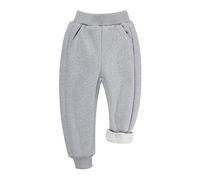 BIG ELEPHANT Pantaloni della Tuta Foderati in Pile per Ragazzi e Ragazze, Pantaloni da Jogging Atletici per Bambini