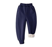 BIG ELEPHANT Pantaloni della Tuta Foderati in Pile per Ragazzi e Ragazze, Pantaloni da Jogging Atletici per Bambini