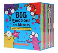 Big Emotions Tiny Monsters 10 Book Collection: Manners, Behaviours and Feelings (Tiny Monsters Do Not Bite, Feel Excited, Feel Brave, Feel Jealous, Feel Happy, Wash Their Hands, Are Gentle….etc.)