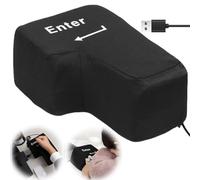 Big Enter Key, cuscino antistress con cavo USB, tastiera multifunzionale, strumenti per alleviare lo stress per ufficio, casa e viaggi d'affari