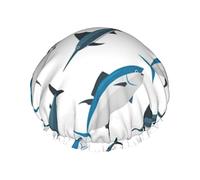 Big eye tonno Riutilizzabile Impermeabile Lavabile Regolabile Adatto a donne Tutte le lunghezze Cuffia da a