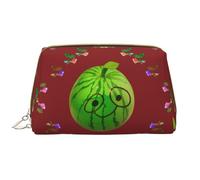 Big Eye Watermelon Leather - Trousse portatile per cosmetici, articoli da toeletta e oggetti essenziali quotidiani, bianco, Taglia unica