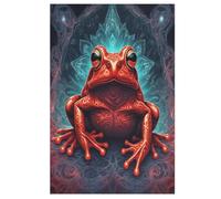 Big Eyed Frog Puzzle Games for Adults E Bambini - for Creativity And Mindfulness - Challenging Jigsaw Puzzles 1000 Pezzi for Family 78×53cm