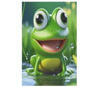 Big Eyed Frog Puzzle Games for Adults E Bambini - for Creativity And Mindfulness - Challenging Jigsaw Puzzles 1000 Pezzi for Family 78×53cm