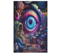 Big Eyes Puzzle Games for Adults E Bambini - for Creativity And Mindfulness - Challenging Jigsaw Puzzles 1000 Pezzi for Family 78×53cm