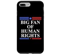 Big Fan of Human Rights Protest Signs No Kings Pro Democracy Custodia per iPhone 7 Plus/8 Plus