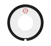 BIG FAT SNARE DRUM BFSD14-DON Steve Ciambella Testa Tamburo, 14-Pollici Dimensioni, Nero/Trasparente