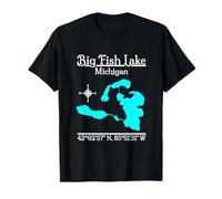 Big Fish Lake - Michigan Maglietta