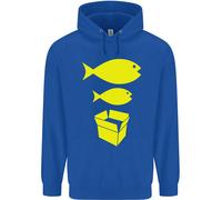 Big Fish Little Fish Cartone Scatola Musica Bambini Felpa con Cappuccio