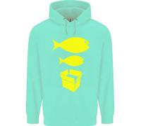 Big Fish Little Fish Cartone Scatola Musica Bambini Felpa con Cappuccio