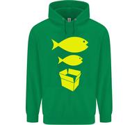 Big Fish Little Fish Cartone Scatola Musica Bambini Felpa con Cappuccio