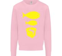 Big Fish Little Fish Cartone Scatola Musica Bambini Felpa Maglione