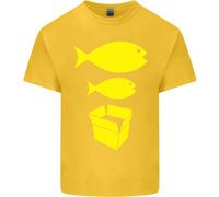 Big Fish Little Fish Cartone Scatola Musica T-Shirt Ragazzi Ragazze
