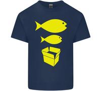 Big Fish Little Fish Cartone Scatola Musica T-Shirt Ragazzi Ragazze